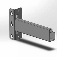 Beam L=1200 mm 60x40x1,5 step longspan 500 kg