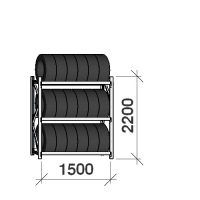 Starter bay 2200x1500x500,3 levels