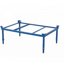 Stacking frame for pallet trolley 1200x800 mm