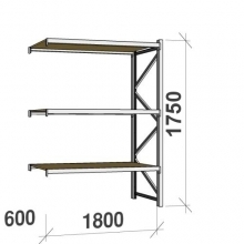 Extension bay 1750x1800x600 480kg/level,3 levels with chipboard