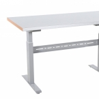El. Worktable with steel board 1600x800mm/300 kg,