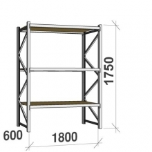 Starter bay 1750x1800x600 480kg/level,3 levels with chipboard