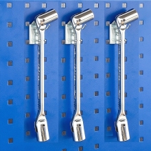 Nurga all tööriistahoidik perfoseinale 28x9 mm, 3 tk
