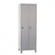 2-door locker 1820x600x500, RAL7035