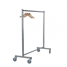 Vaaterekki pyörillä 1700x600x1690mm, 150kg