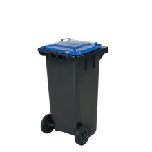 Refuse bin 120 L, blue lid