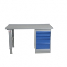 Worktable w. drawer un. 5 draw. 2000x800 mm, vinyl